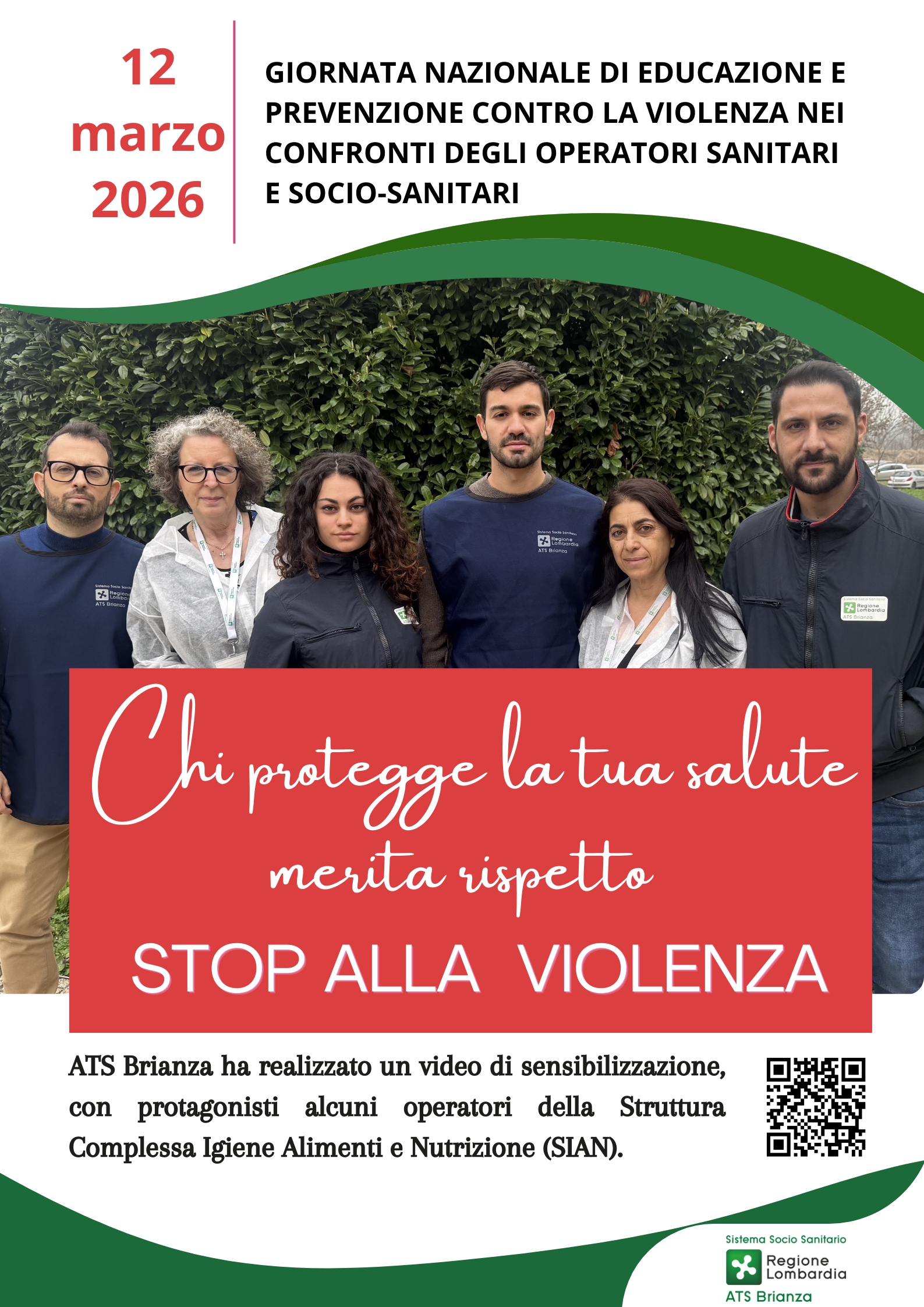 12 marzo stop violenza operatori