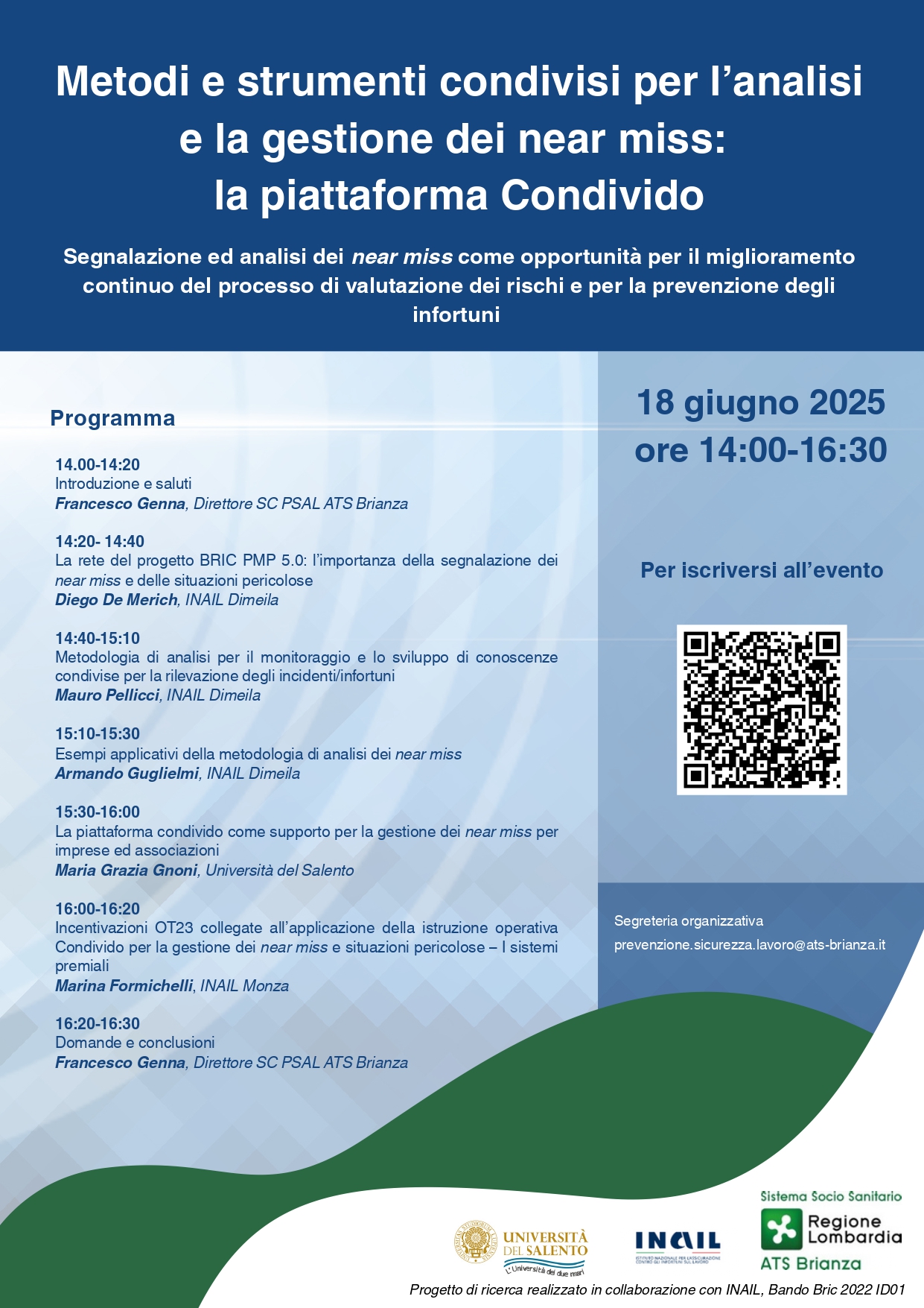 Metodi e strumenti condivisi per l’analisi e la gestione dei near miss: la piattaforma Condivido