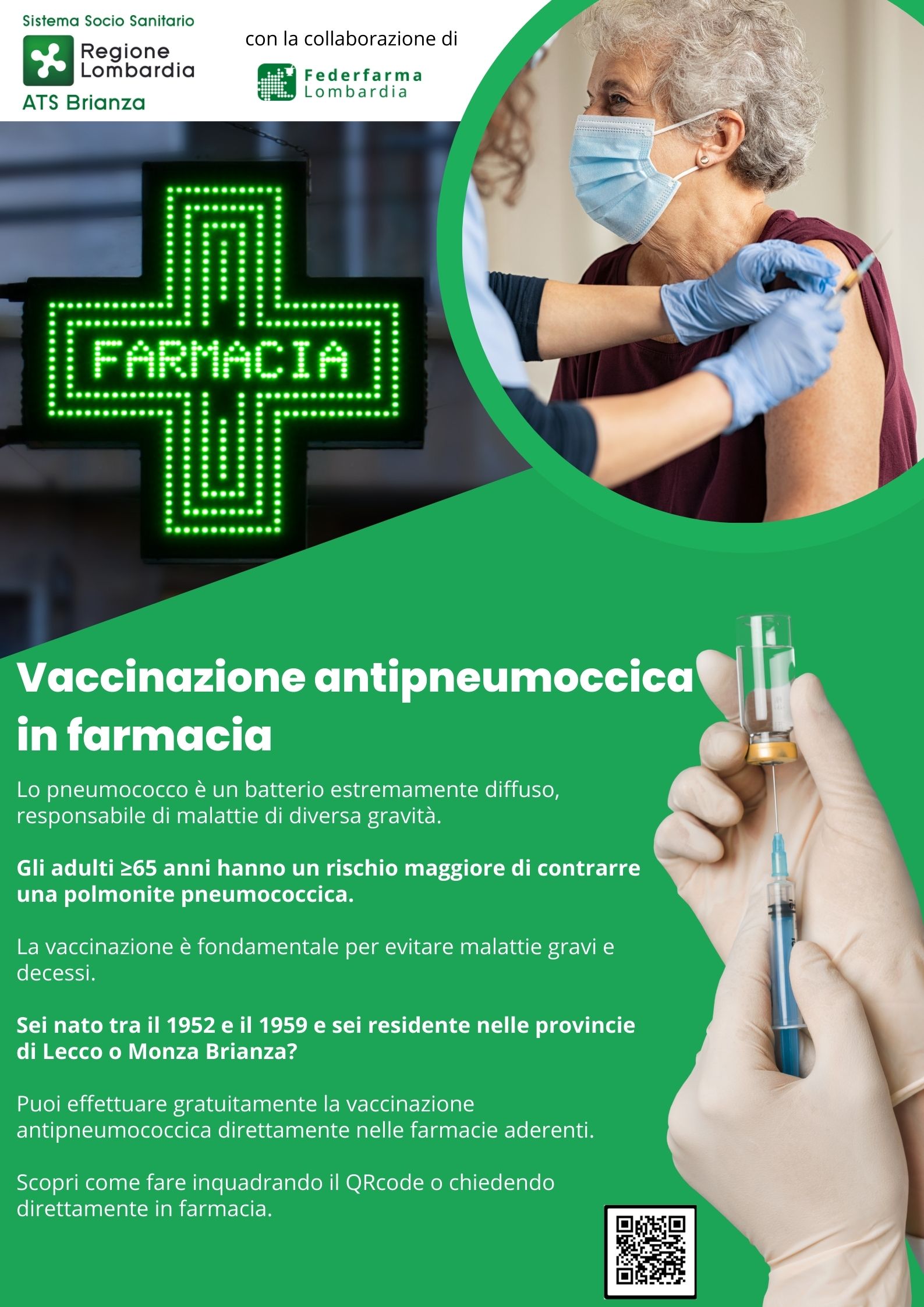 vaccinazione antipneumococcica in farmacia
