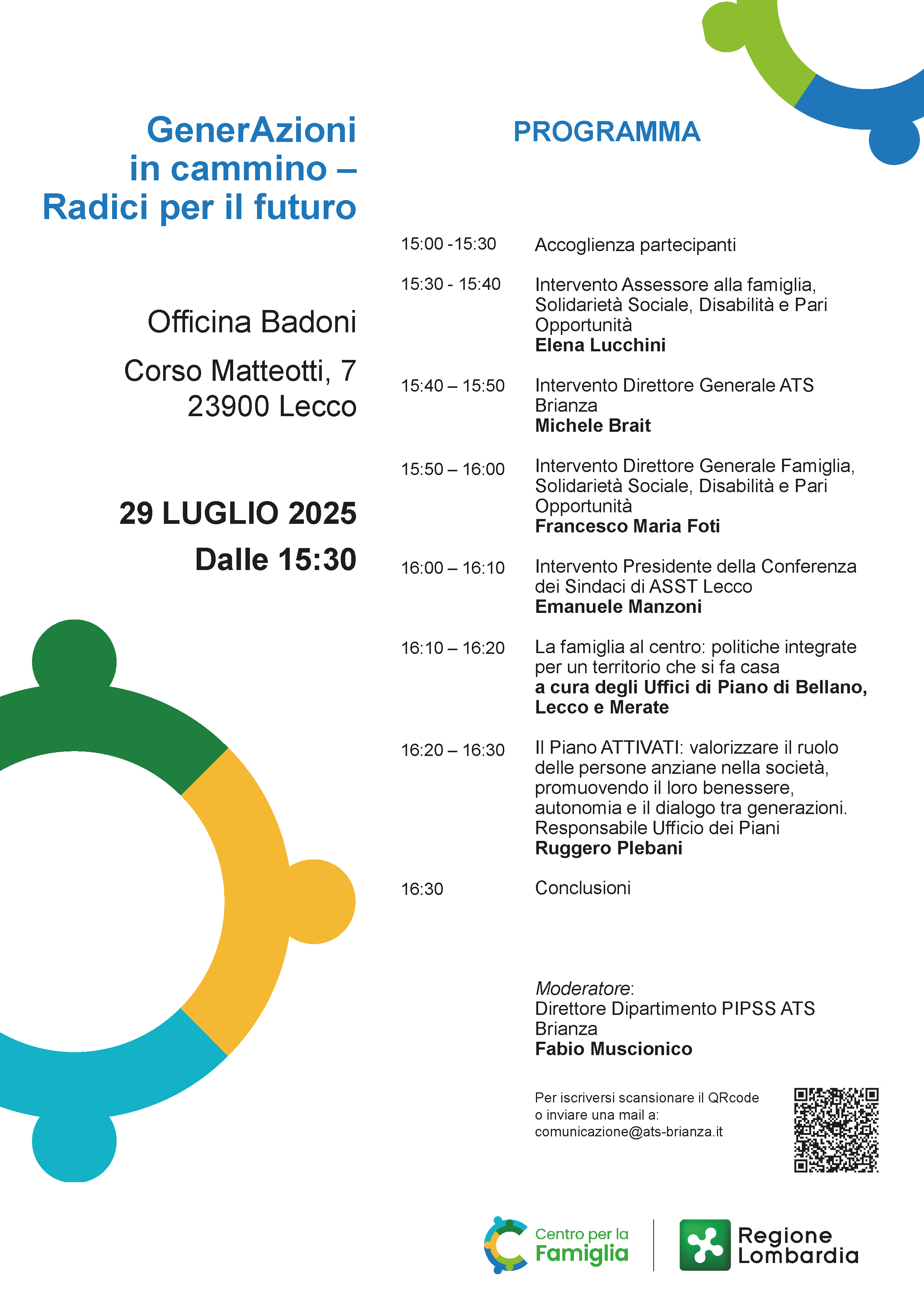 GenerAzioni in cammino programma LECCO