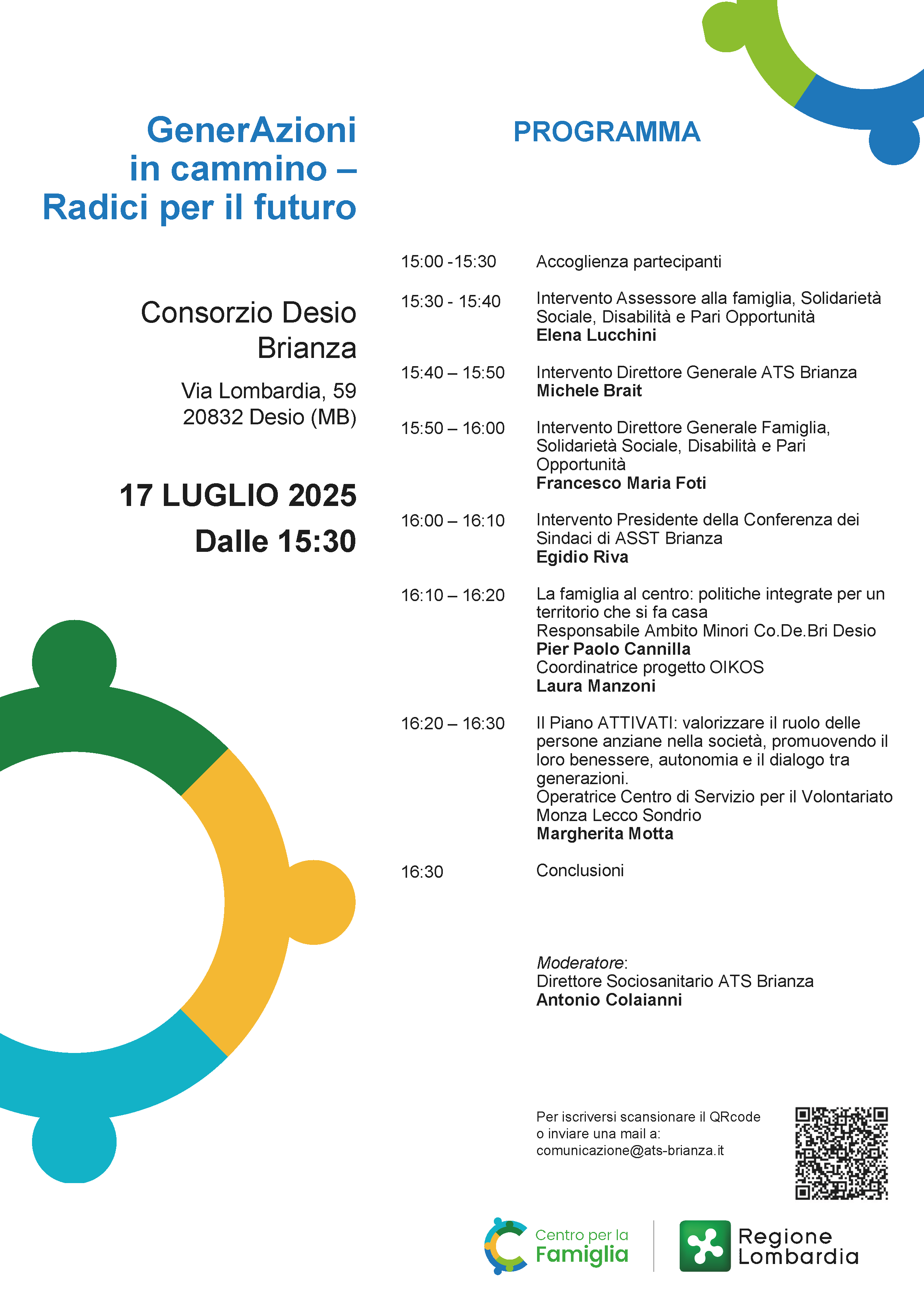 GenerAzioni in cammino programma LECCO