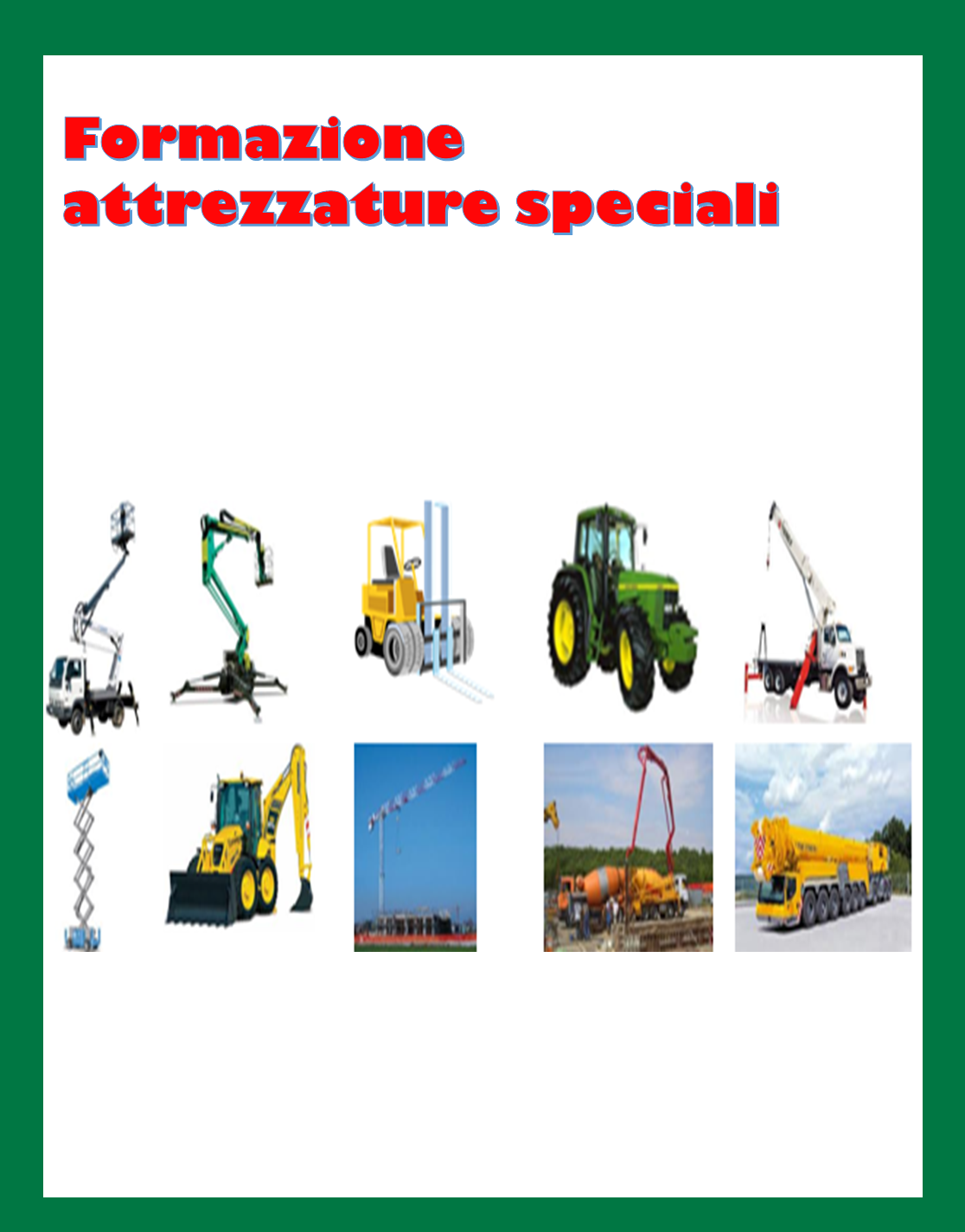 formazione attrezzature